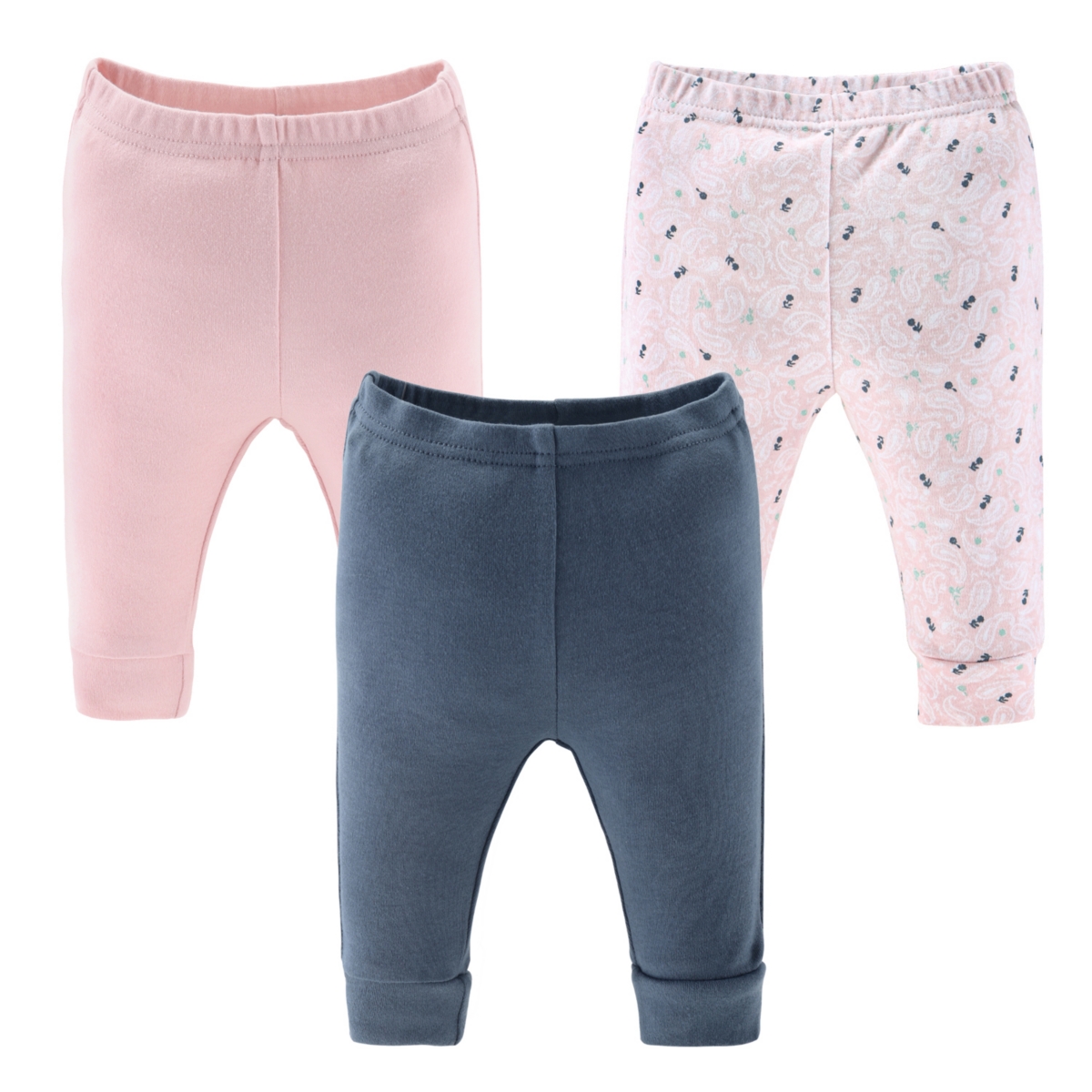 The Peanutshell Baby Girls Newborn Layette Gift Set Girls, Blue Pink Prairie Floral, 16 Essential Pieces