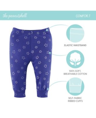 Baby Boy or Girl Pants, 5-Pack, Elephant Brights