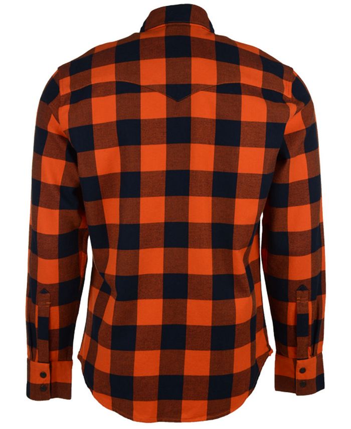 Levi's Men's Chicago Bears Plaid Button-Up Shirt - Macy's