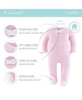 Baby Girls Layette Gift Set for Girls, Purple Pink Butterfly, 30 Essential Pieces