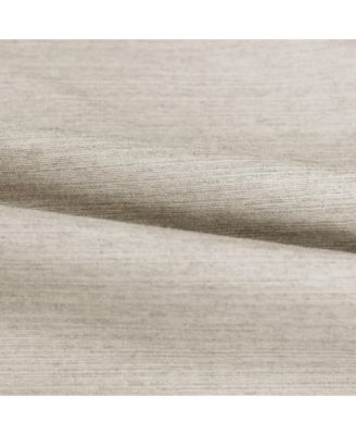 Brushed Serengeti Stria 100% Blackout Grommet Pair (2 panels), 52"×84"