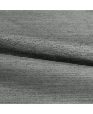 Brushed Serengeti Stria 100% Blackout Grommet Pair (2 panels), 52"×84"