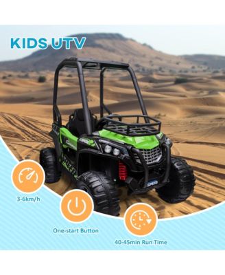 12V Kids UTV with Music, Lights, MP3/USB, Suspension, Camo