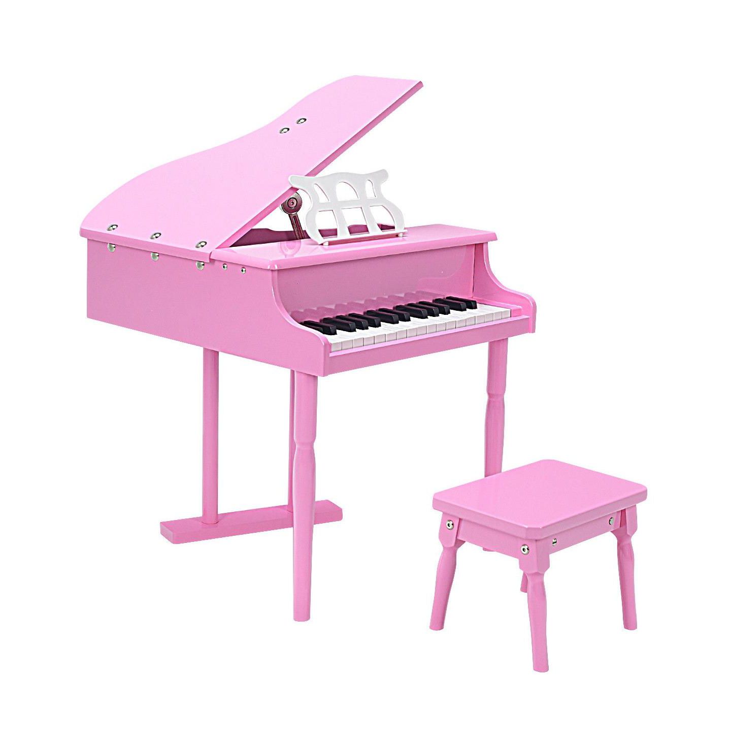 Детские игрушки HONGGE 30-Key Mini Grand Piano, 2-Piece Piano Set, Ages 3-9 — фото 1