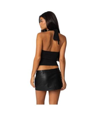 Womens Chain Reaction Cut Out Top