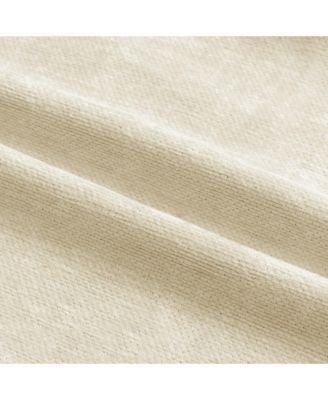 Chenille Solid Room Darkening Back Tab Curtain Panel, 52"×84"