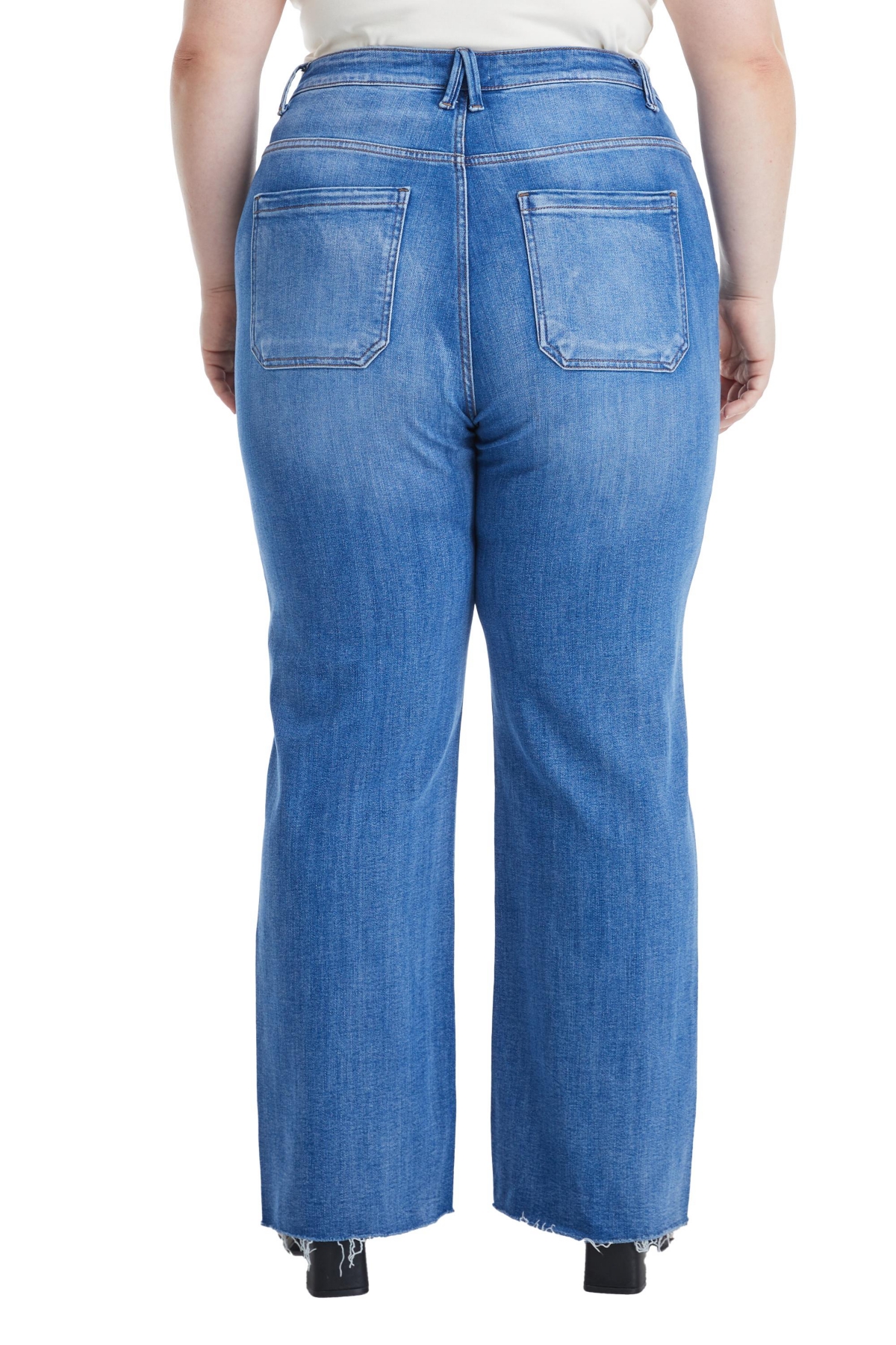 BAYEAS PLUS SIZE JESS HIGH RISE RELAXED STRAIGHT JEANS 