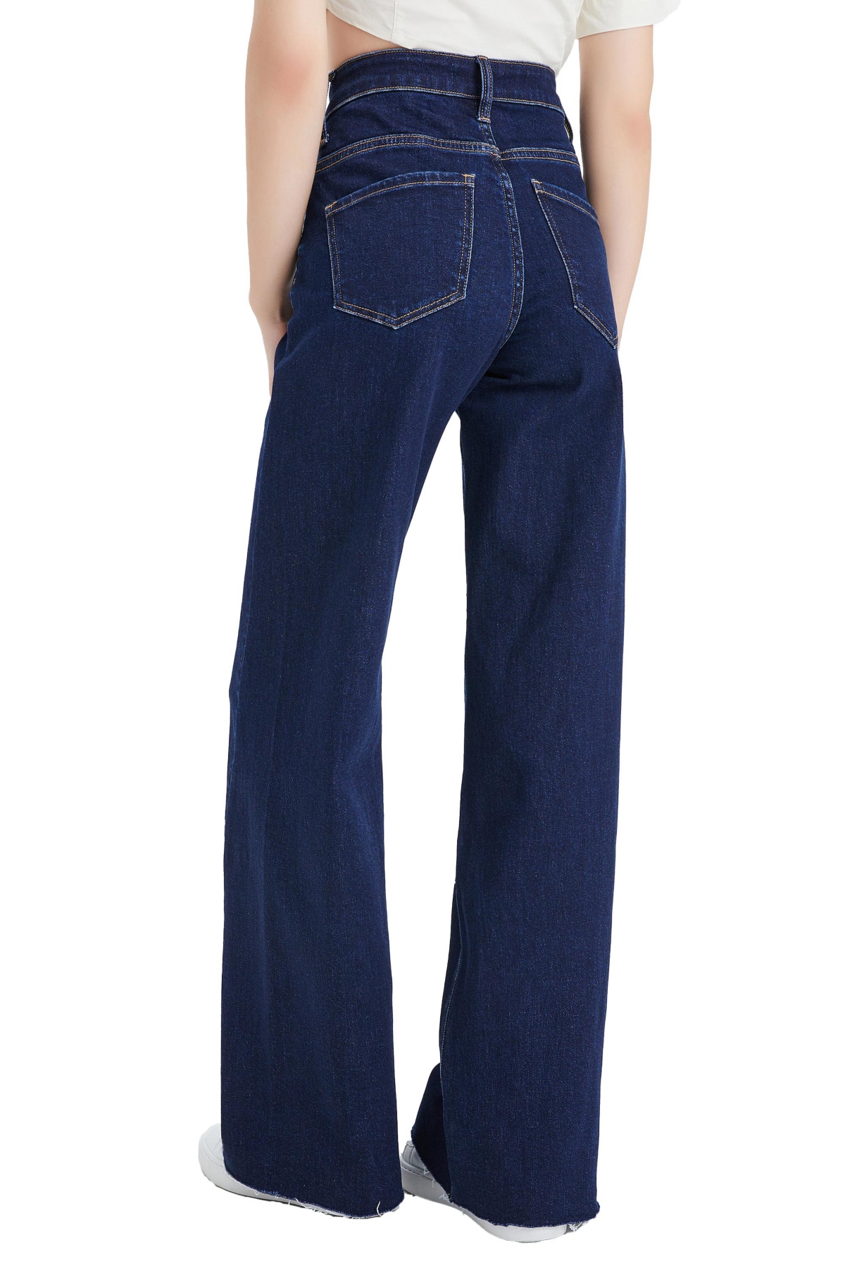 BAYEAS WOMEN'S BETH HIGH RISE WIDE LEG JEANS 