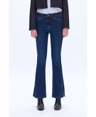 BAYEAS Slit Flare Jeans