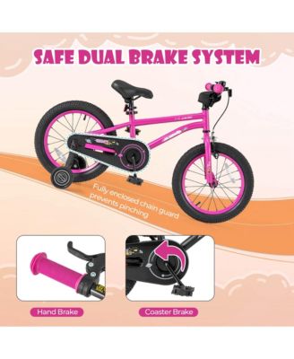 16-Inch Kid s Bike for 4-7 Years Old with Adjustable Saddle & Anti-slip Handlebar
