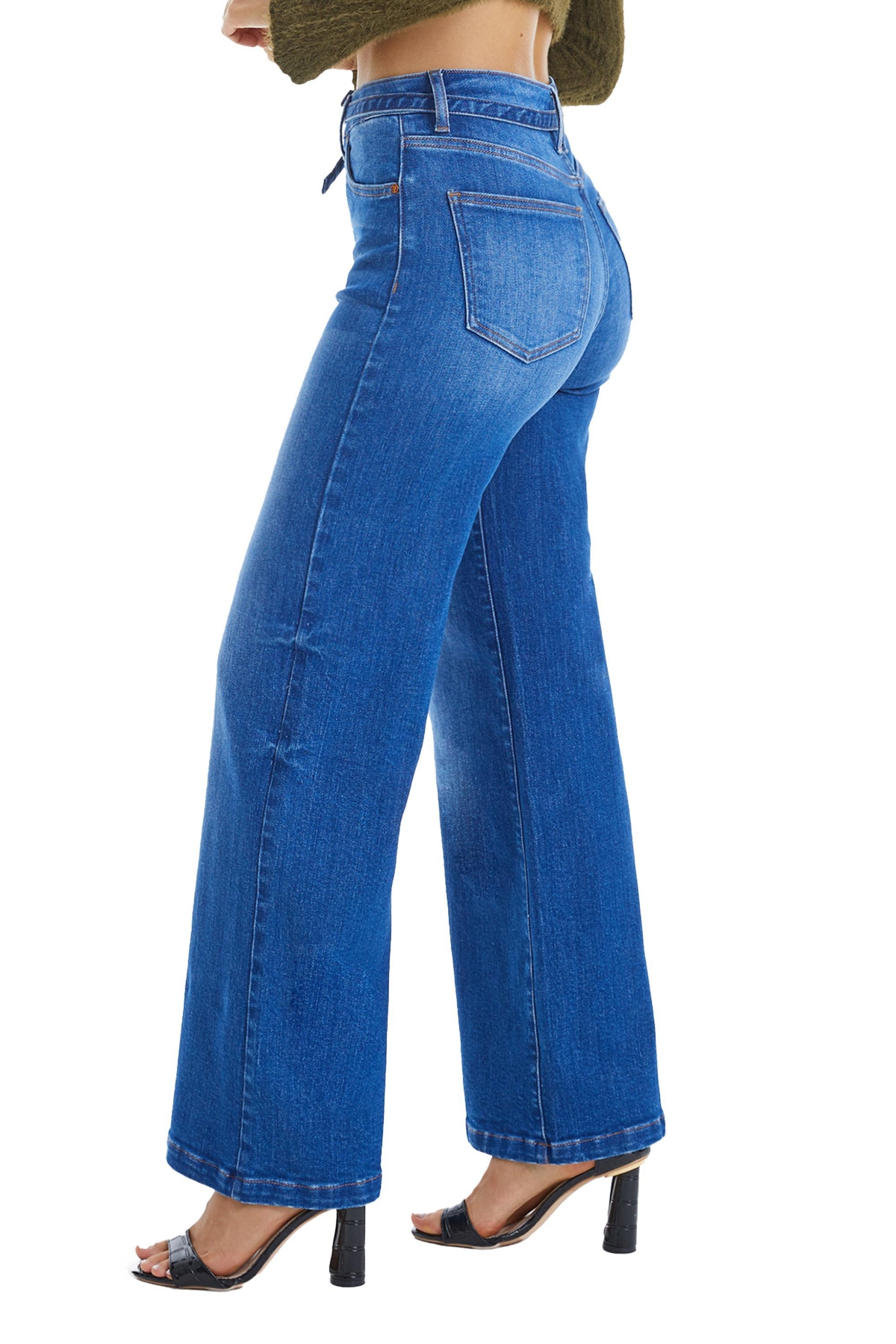 BAYEAS WOMEN'S CLOE HIGH RISE WIDE LEG JEANS 