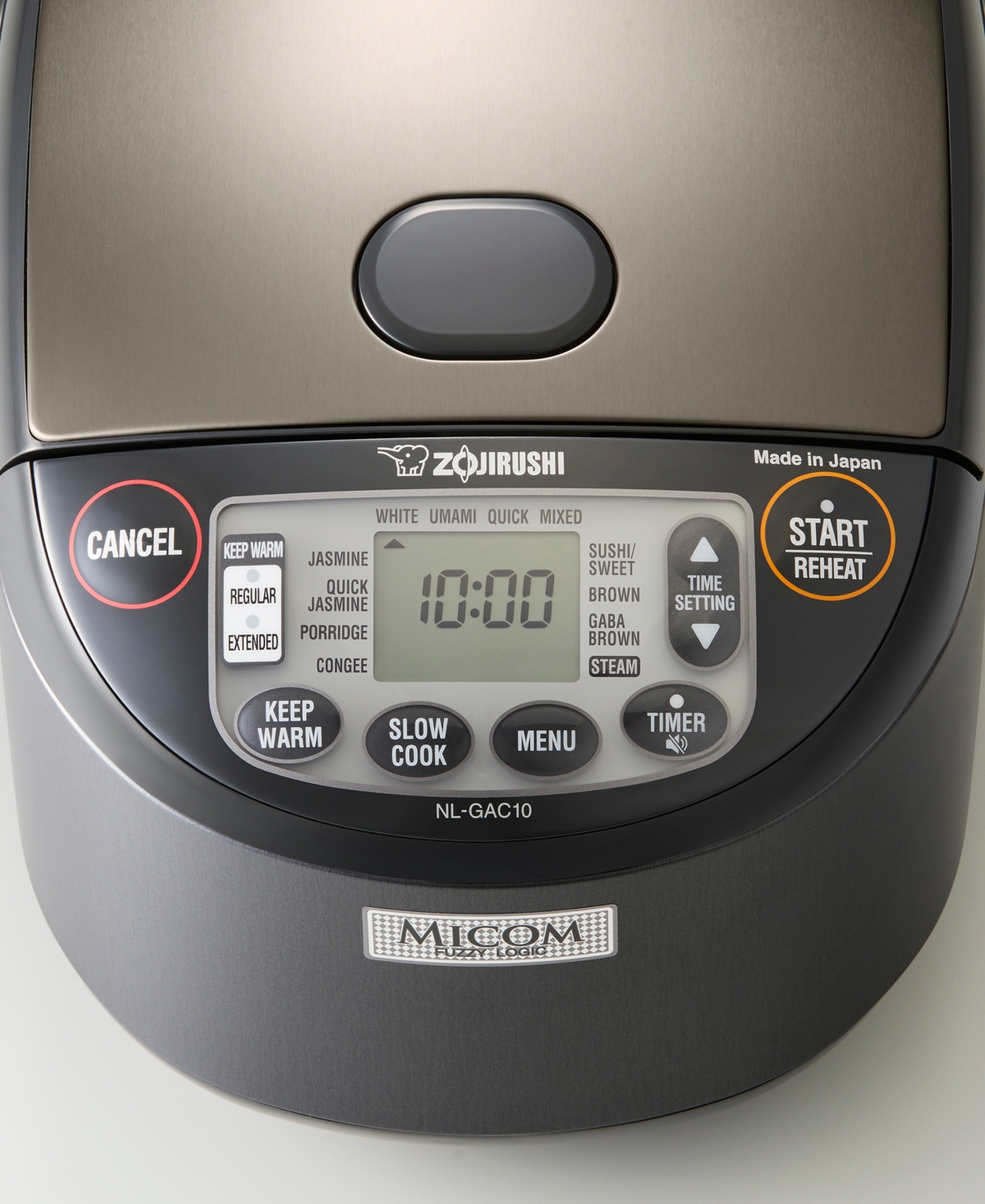 Zojirushi Umami 5.5 Cup Micom Rice Cooker Warmer In Metallic Black