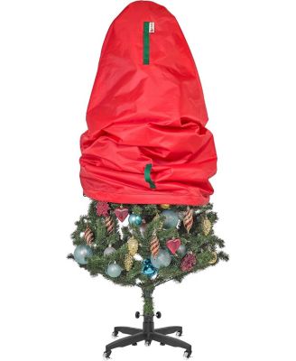 Upright Christmas Tree Storage Bag For Topiary and Holiday Tree up to 4 ft Tall
