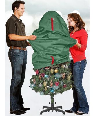 Upright Christmas Tree Storage Bag For Topiary and Holiday Tree up to 4 ft Tall