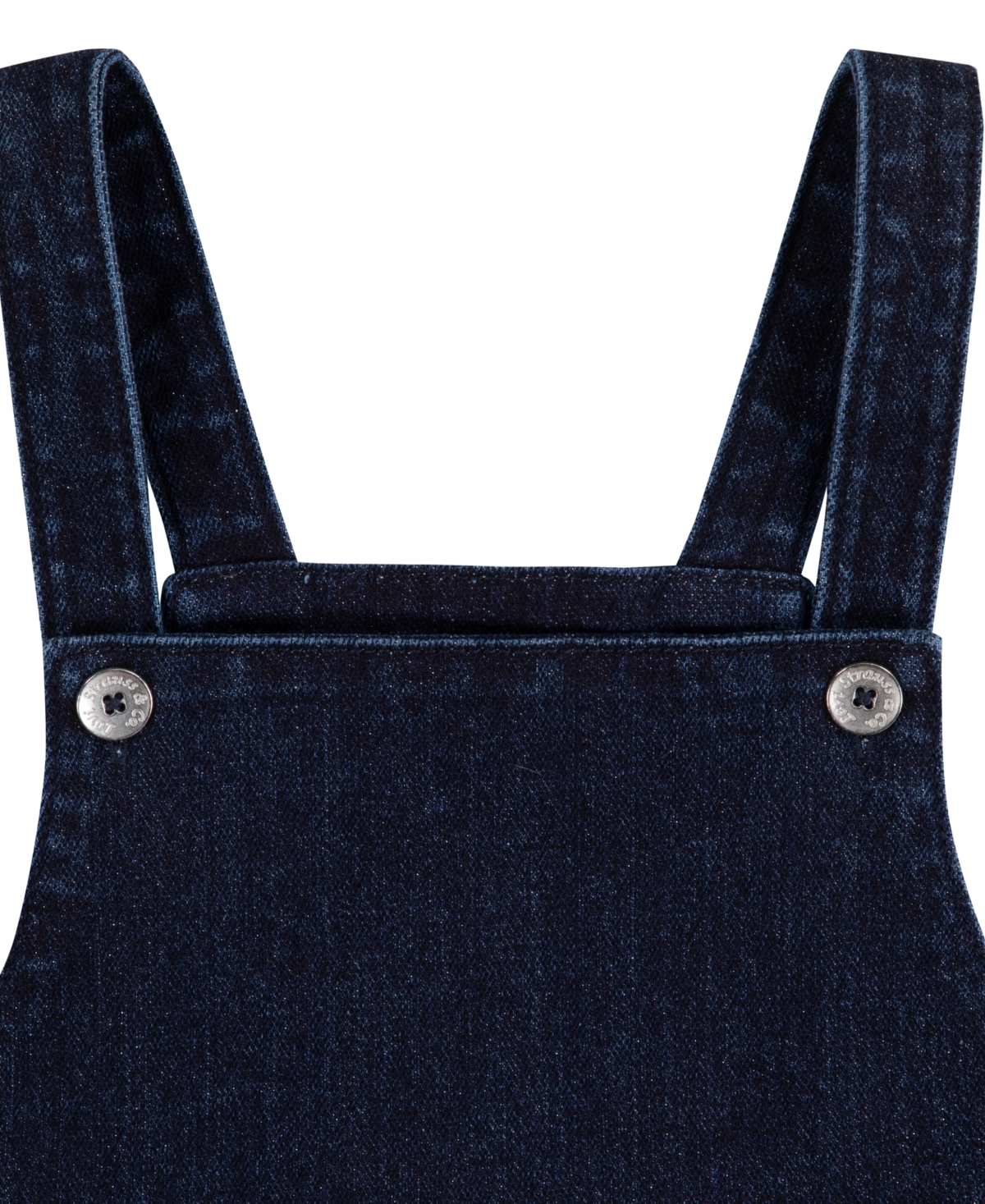 Levi's Little Girls 2-piece Long Sleeve Top And Sparkle Tiered Skirtall Set