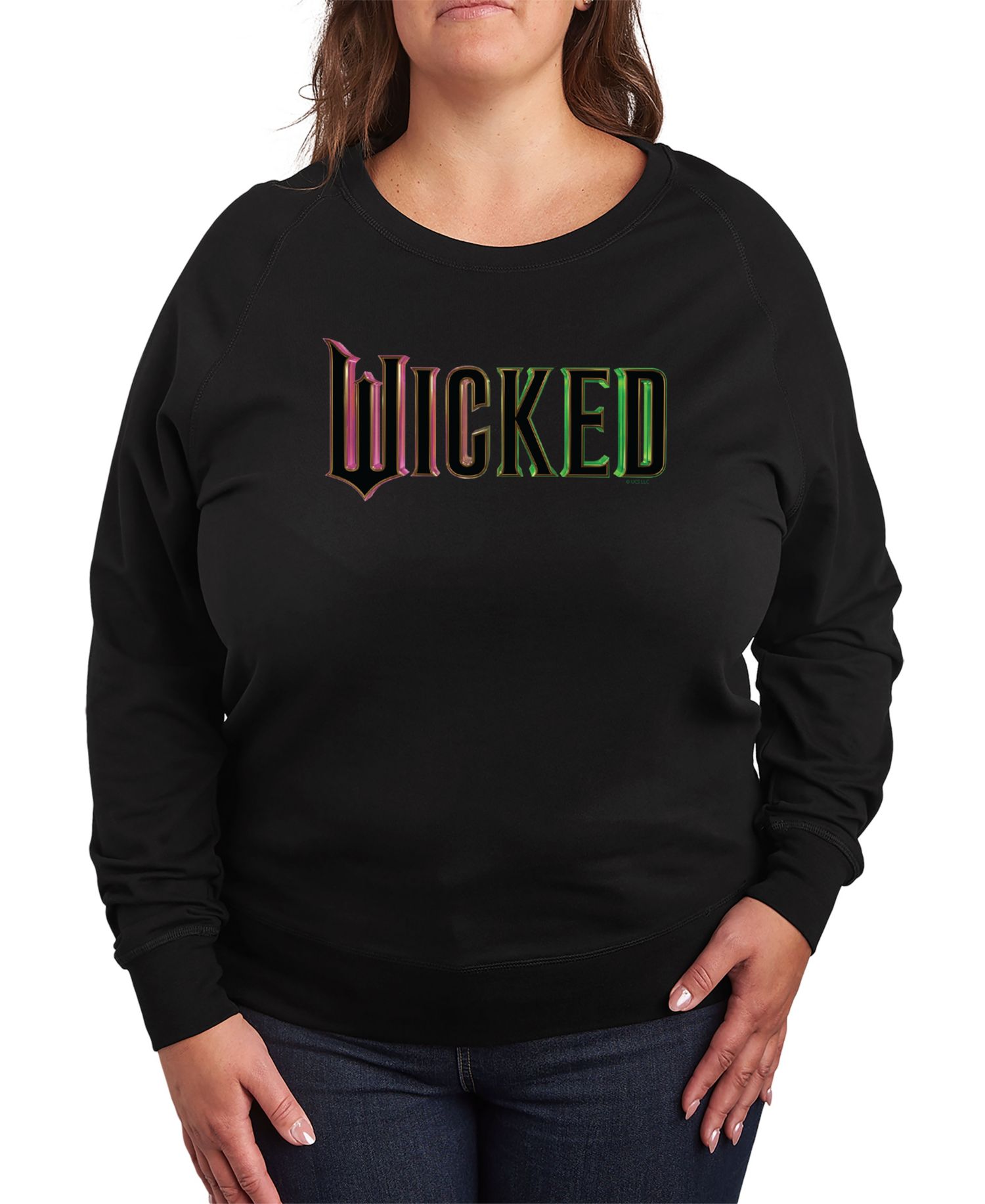 Plus Size Wicked Theatrical Logo Graphic Pullover T-Shirt