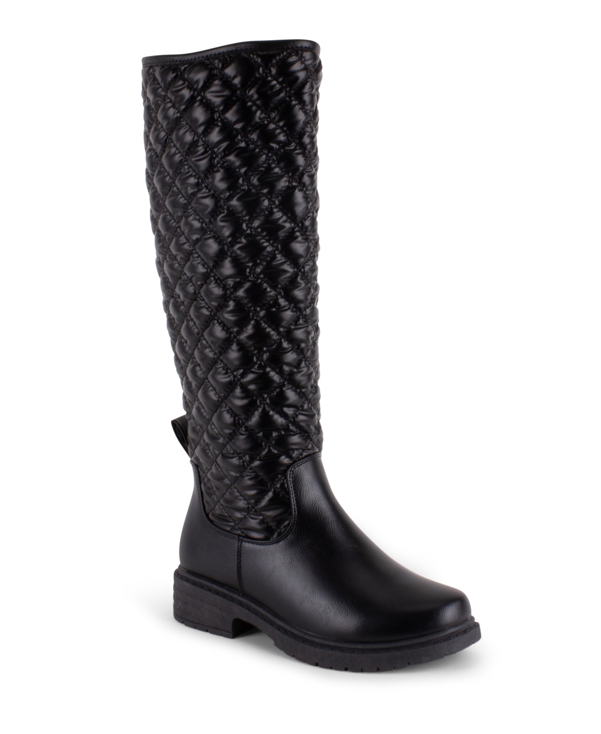 Gloria Vanderbilt Fleetwood Womens Man Made Mid-calf Boots In Black
