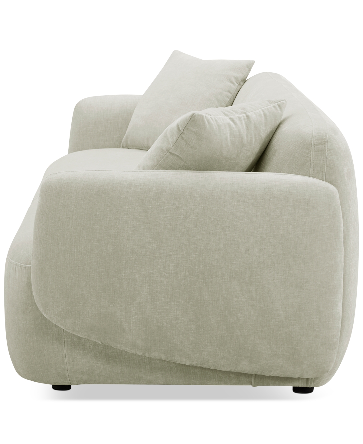 Macy's Gaelynn Fabric Sofa, Exclusively At  In Vanilla