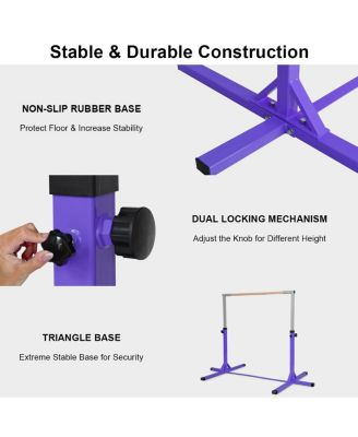 Adjustable Gymnastics Horizontal Bar for Kids