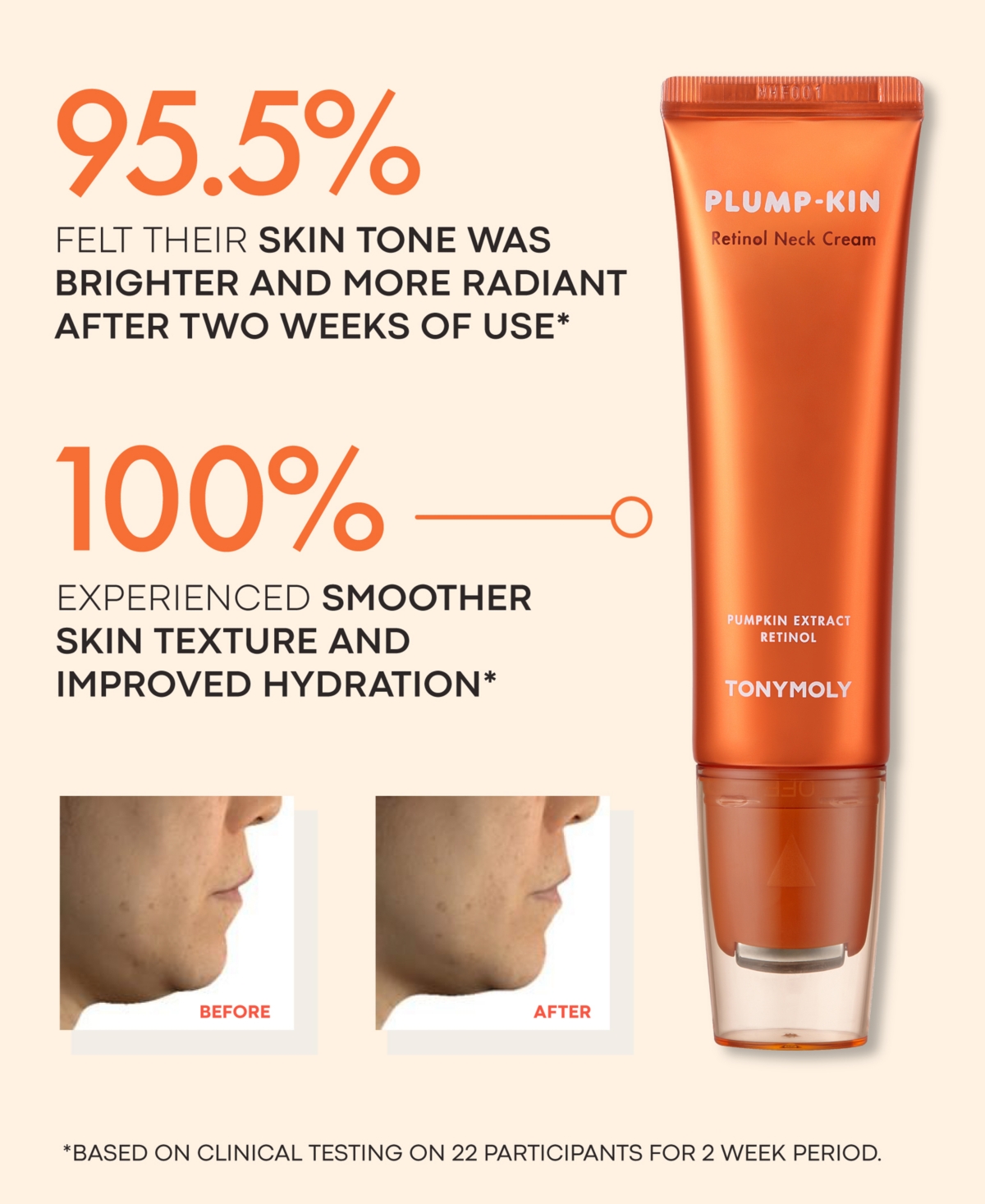 Tonymoly Plump-kin Retinol Neck Cream In No Color