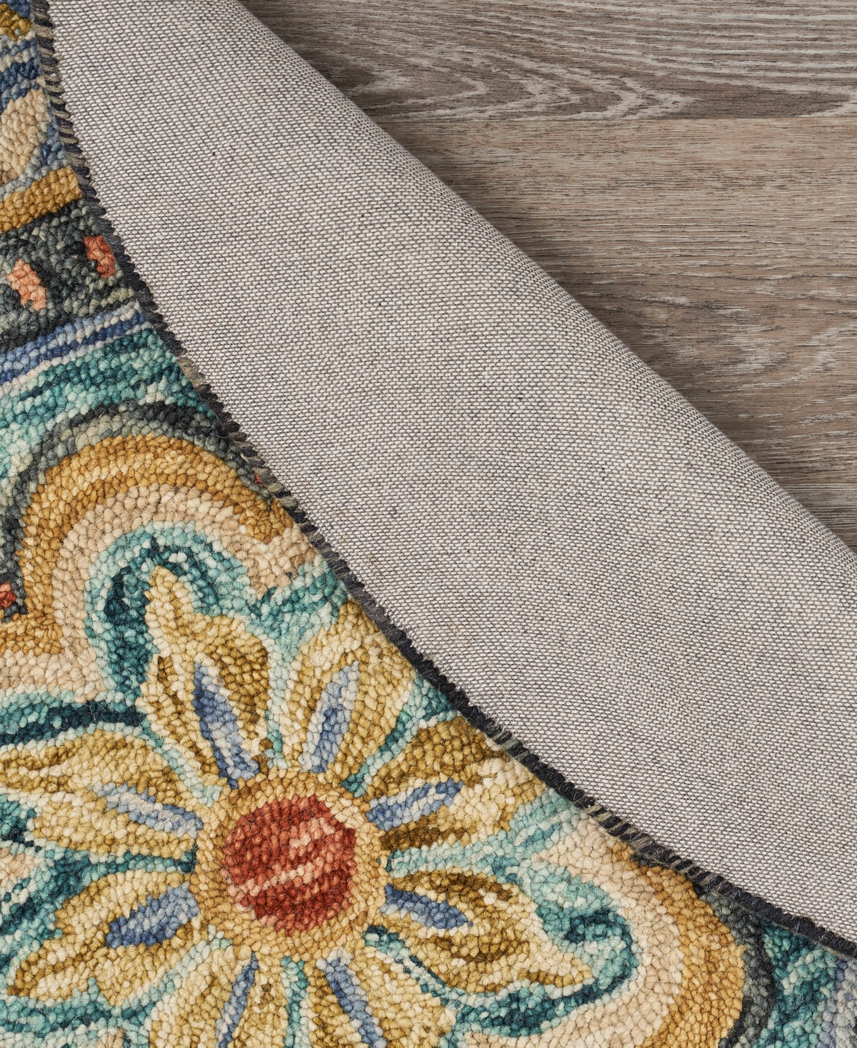 Lr Home Radiance Rdc-104 4' x 4' Round Area Rug