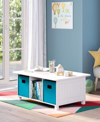 Kids 6 Cubby Storage Activity Table
