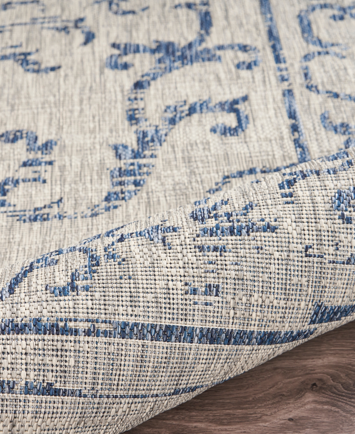 Lr Home Sunny SUNSH81249 Outdoor Area Rug - Gray