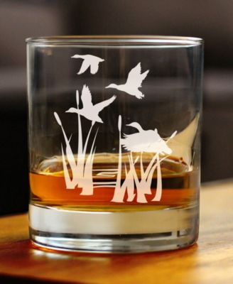 Duck Pond Whiskey Rocks Glass