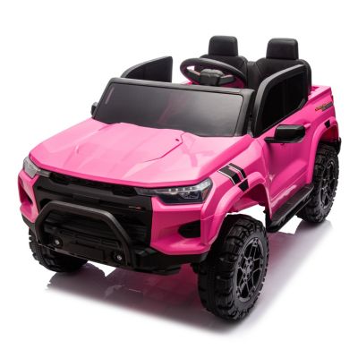 Electric Kids Pickup Truck w/ Remote, 4WD, Safety Belts, USB, Bluetooth