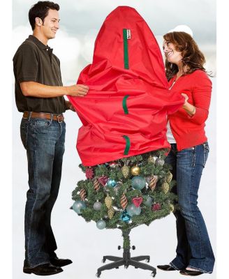 Upright Christmas Tree Storage Bag For Topiary and Holiday Tree up to 7 ft Tall