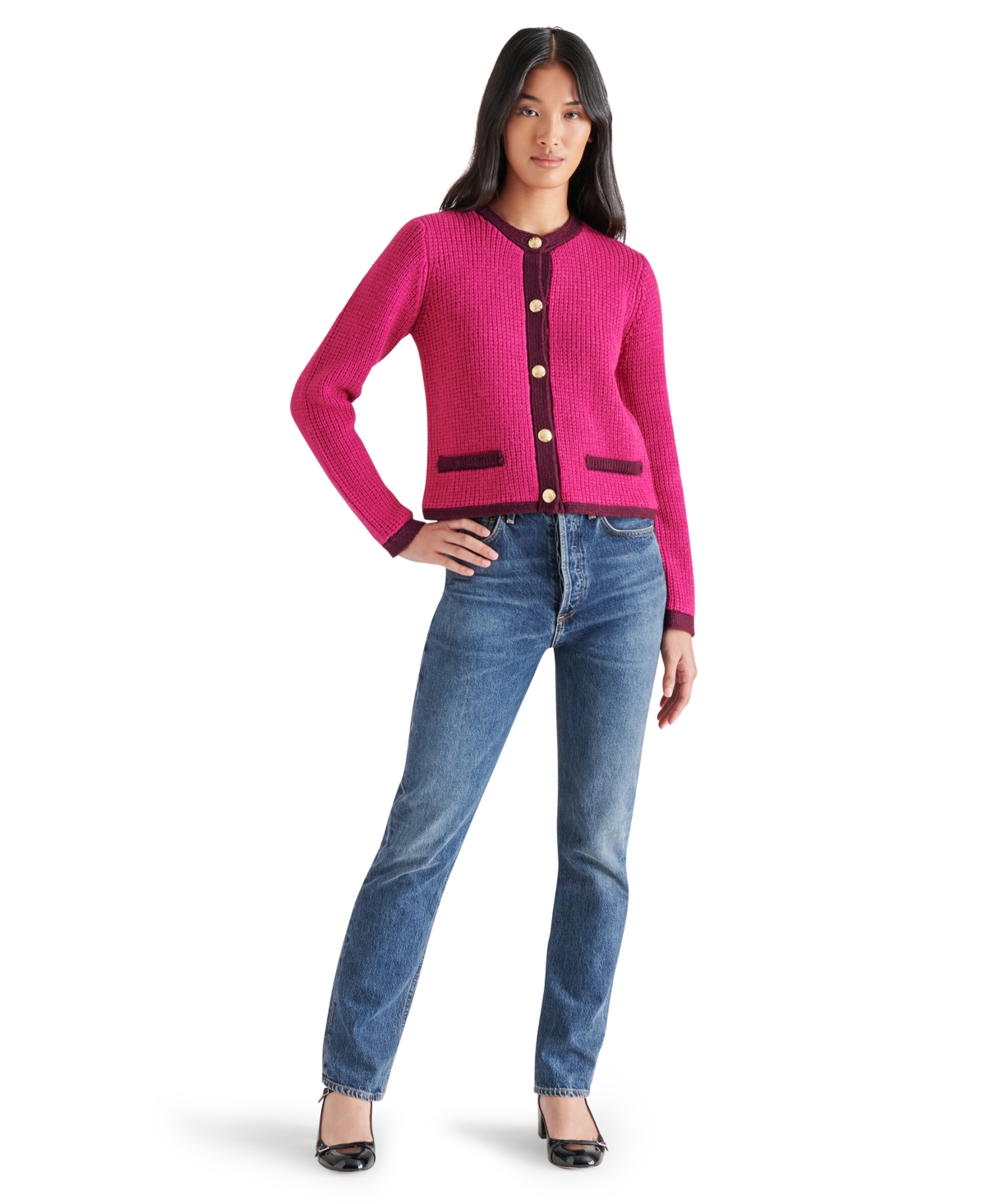 Steve Madden Women's Fantino Sweater Jacket