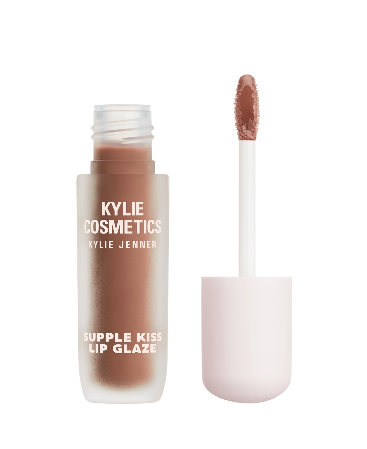Kylie Cosmetics Supple Kiss Lip Glaze Lip Gloss, oz. -(taupe brown)