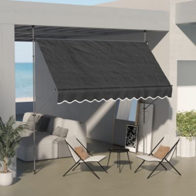 10' x 4' Retractable Awning, Non-Screw,