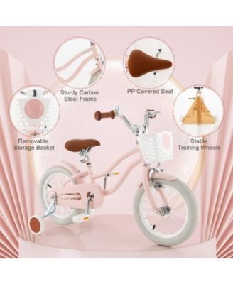 12/14/16/18 Inch Kids Bike with Training Wheels for Boys Girls Ages 3-8 Years