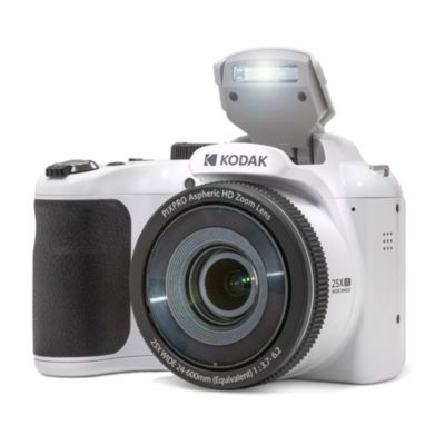 PIXPRO Astro Zoom AZ255 16MP Full HD 3" LCD Screen Digital Camera, White