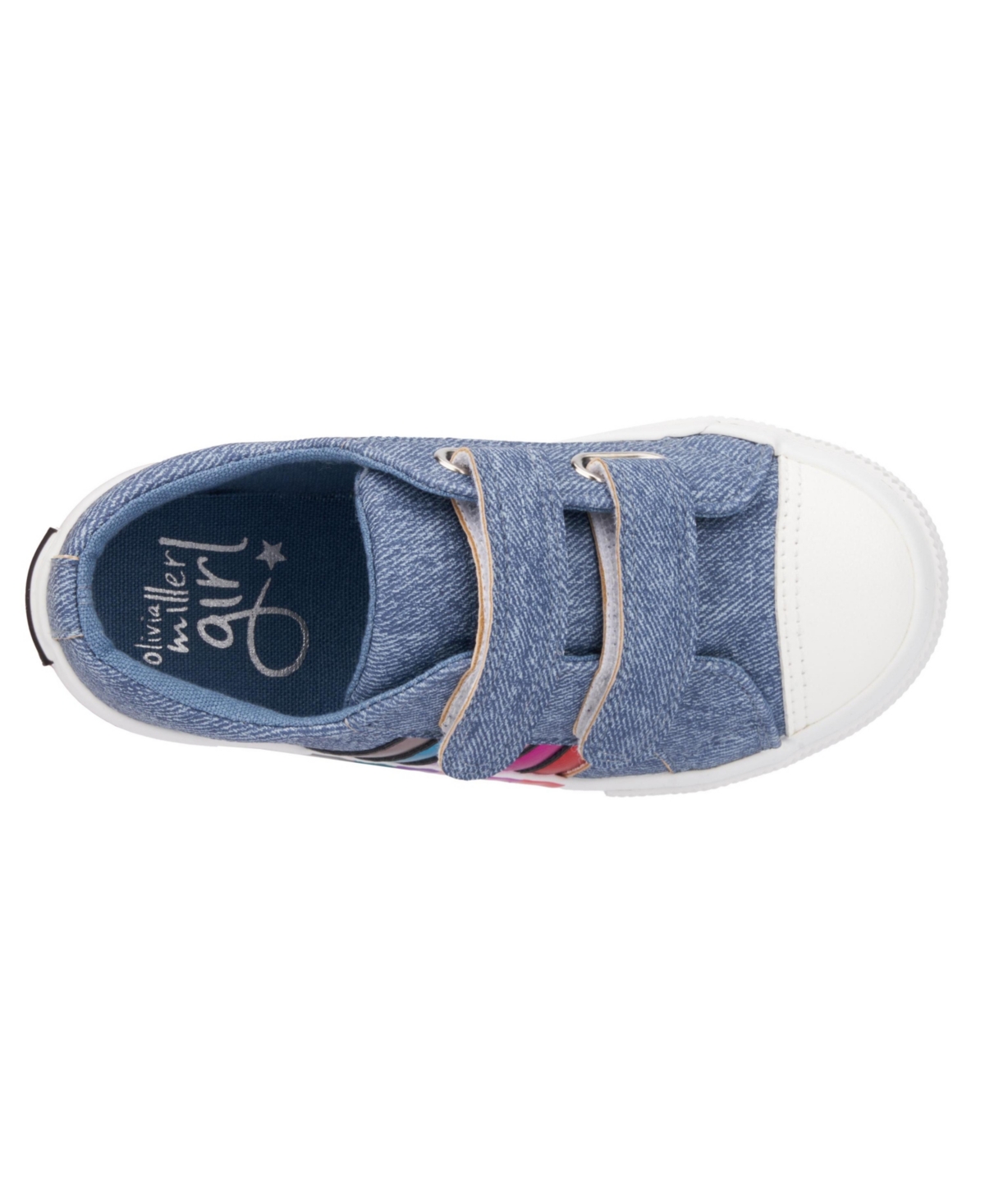 Olivia Miller Toddler Glimmer Rainbow Low Top Sneakers