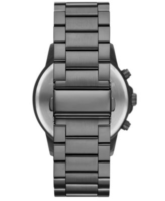 Men's Three Hand Gunmetal Alloy Watch, 46mm