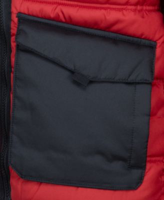 Boys 8-18 Printed Full-Zip Hooded Puffer Jacket 