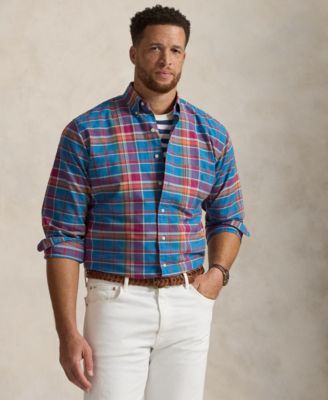 Polo Ralph Lauren - Men's Big & Tall Plaid Oxford Shirt