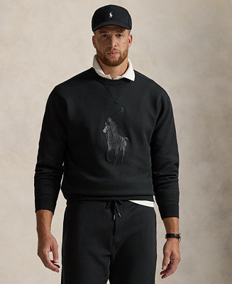 Polo Ralph Lauren Men's Big & Tall Leather-Pony Double-Knit Polo Ralph Lauren Men's Big & Tall Leather-Pony Double-Knit
