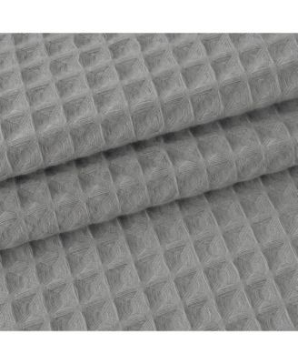 Cotton Blend Soft Waffle Weave Shower Curtain