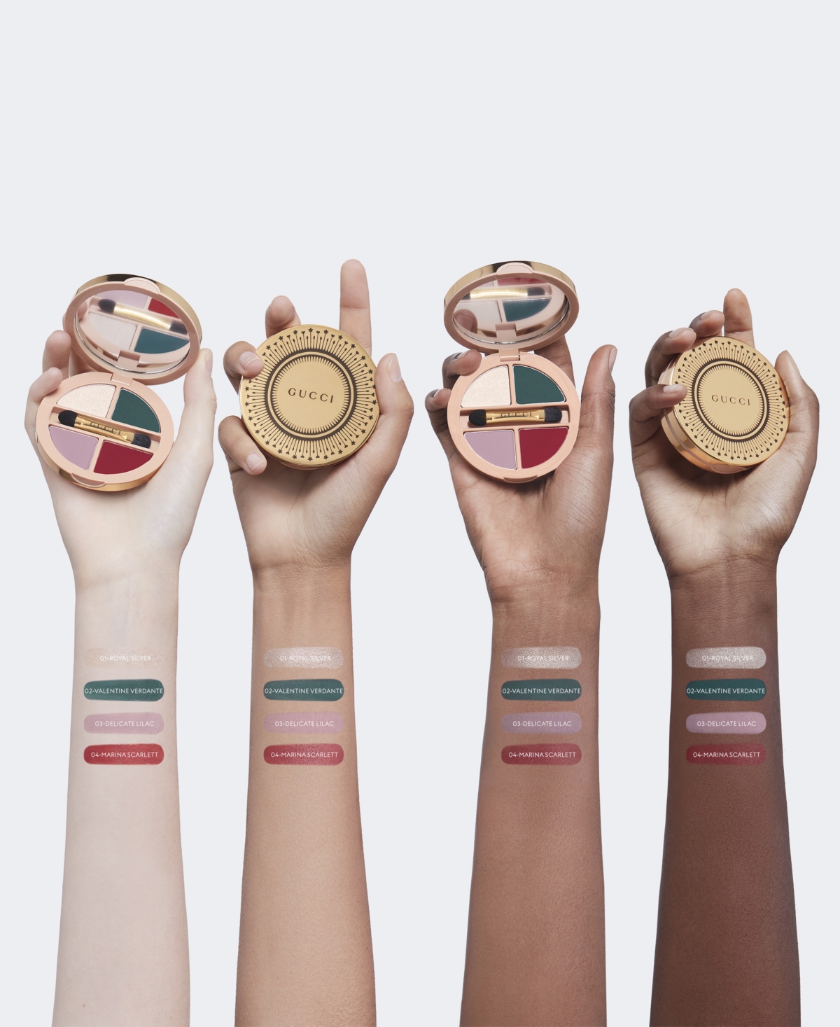 Gucci Palette De Beaute Quatuor Eyeshadow Palette In 03 - Wild Bouquet