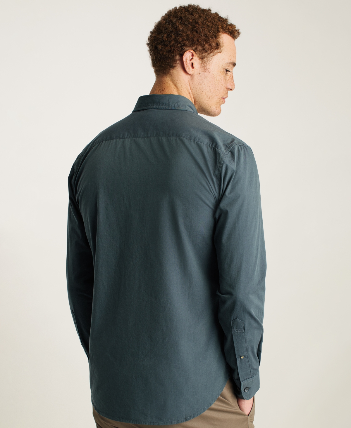 BONOBOS MEN'S SLIM-FIT MELANGE SHIRT 