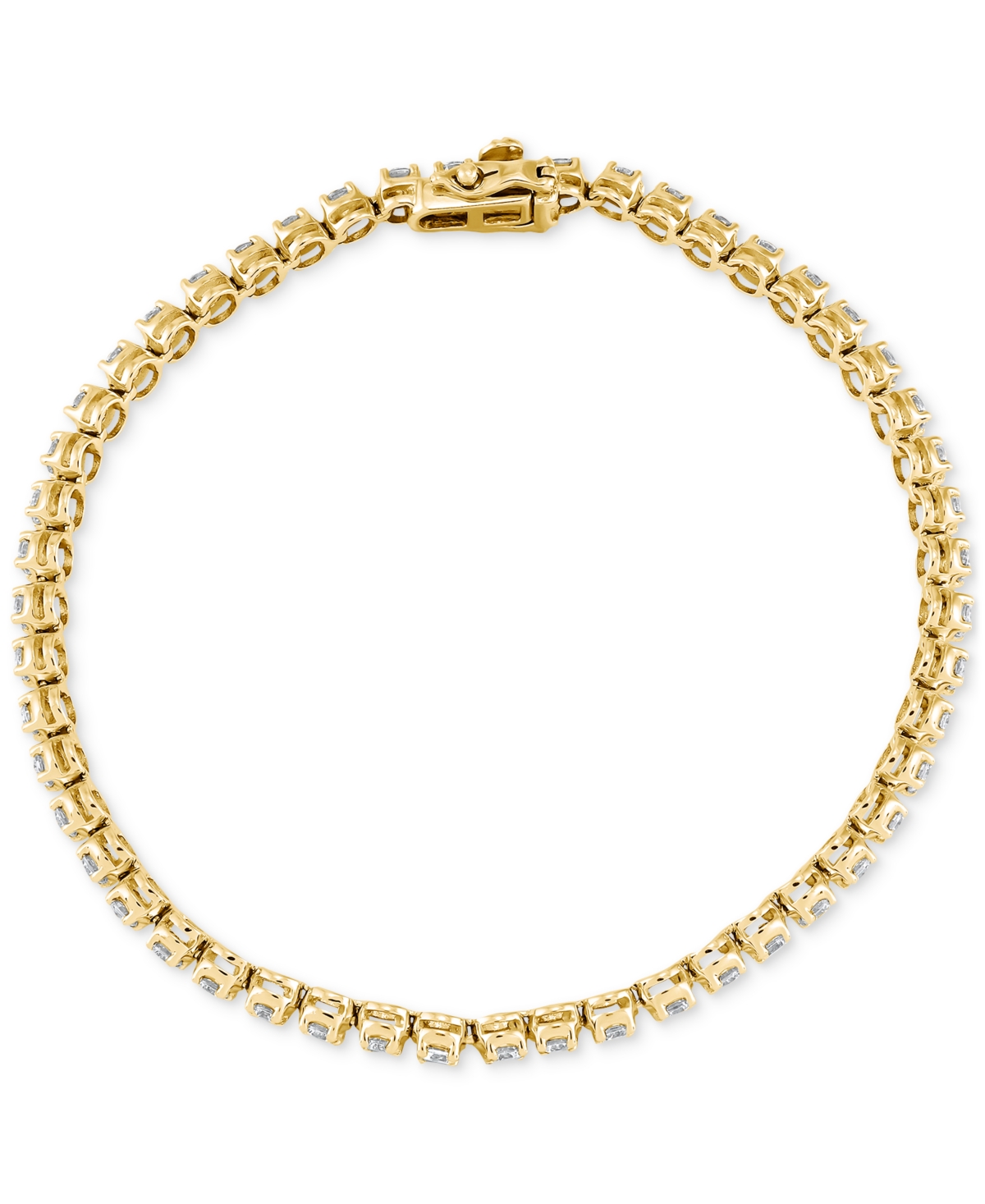Grown With Love Lab Grown Diamond Tennis Bracelet (3 Ct. T.w.) In 14k White Or Yellow Gold In Yellow Gold