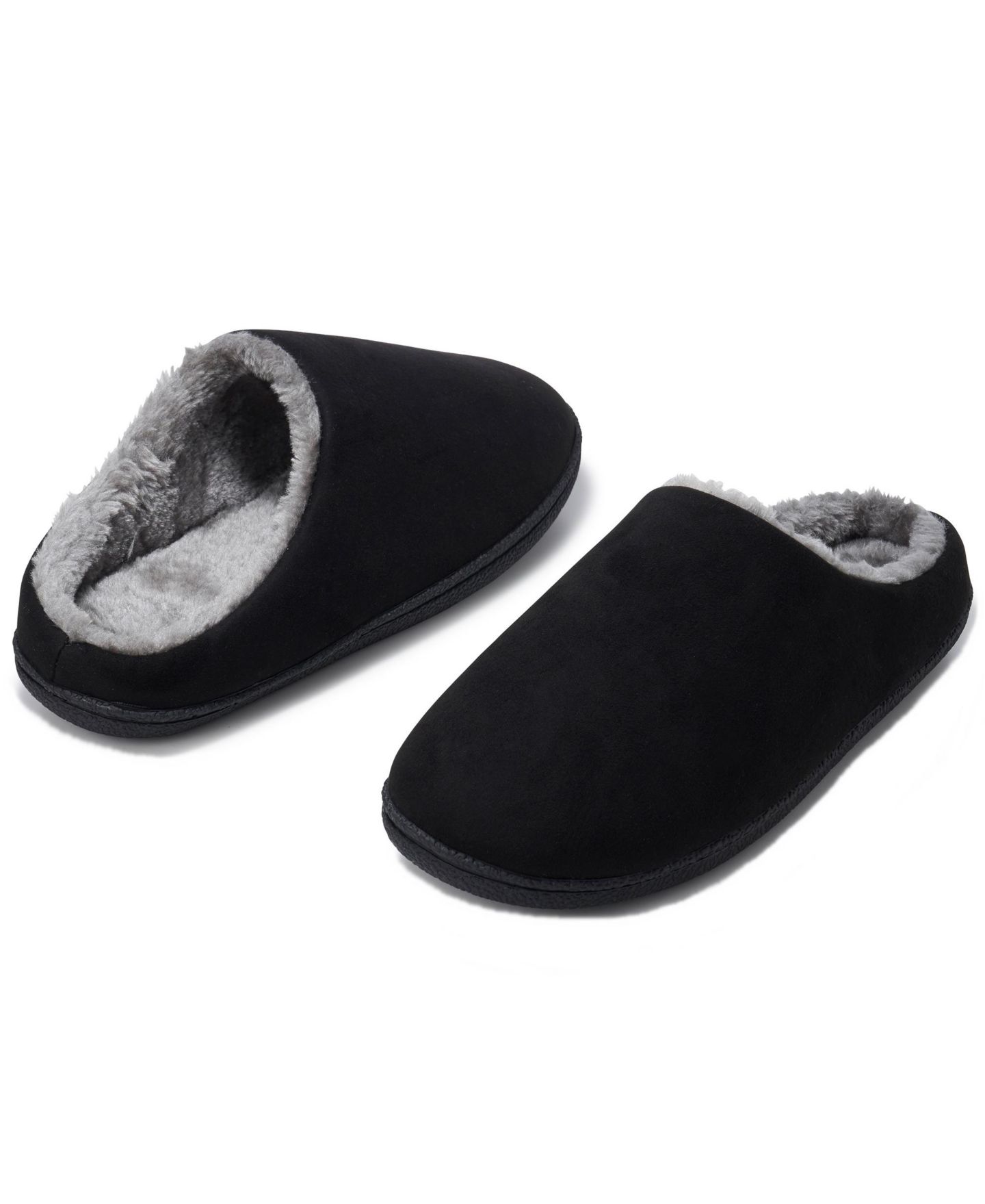 Мужские сабо Alpine Swiss Memory Foam Clog Slippers Indoor Comfort Slip On House, цвет: Чёрный — фото 7