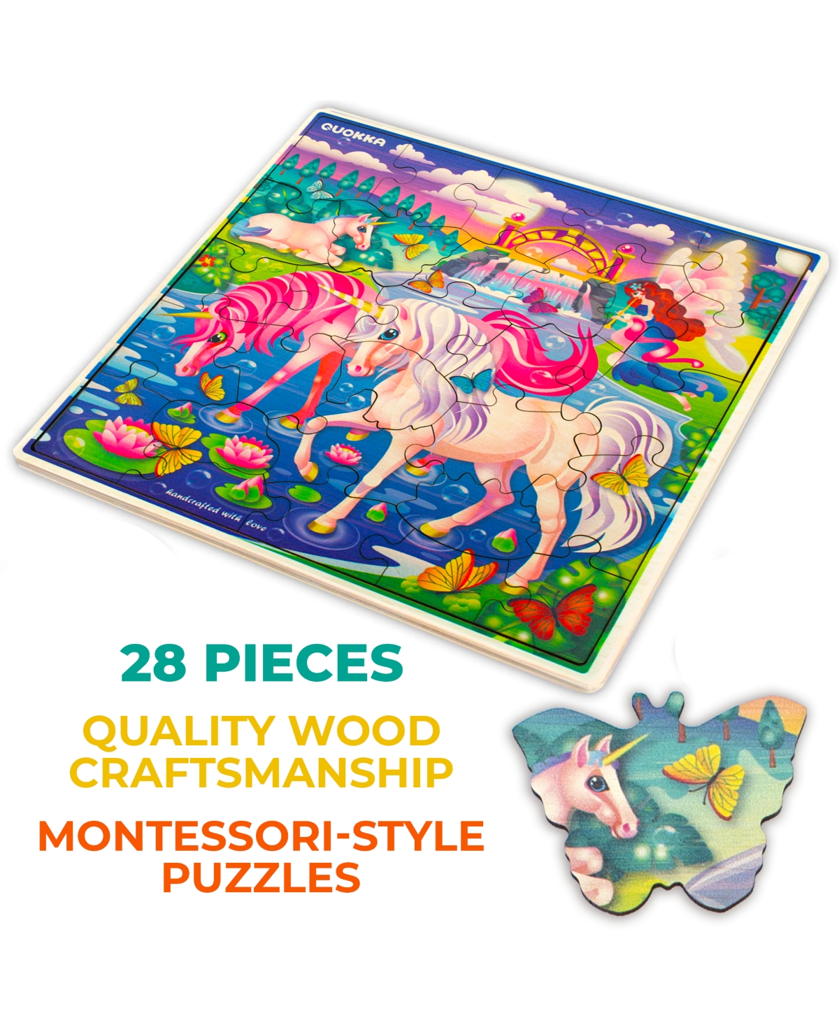 Quokka Pieces Wooden Toddlers Puzzles for Ages 3-5 – Animal Toys