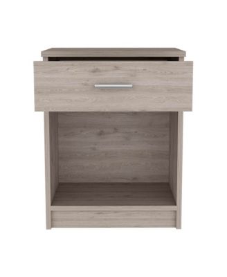 Beryl Nightstand, One Drawer, Low Shelf, Superior Top