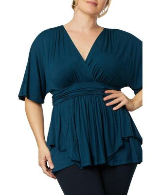 Plus Size Promenade Jersey Top