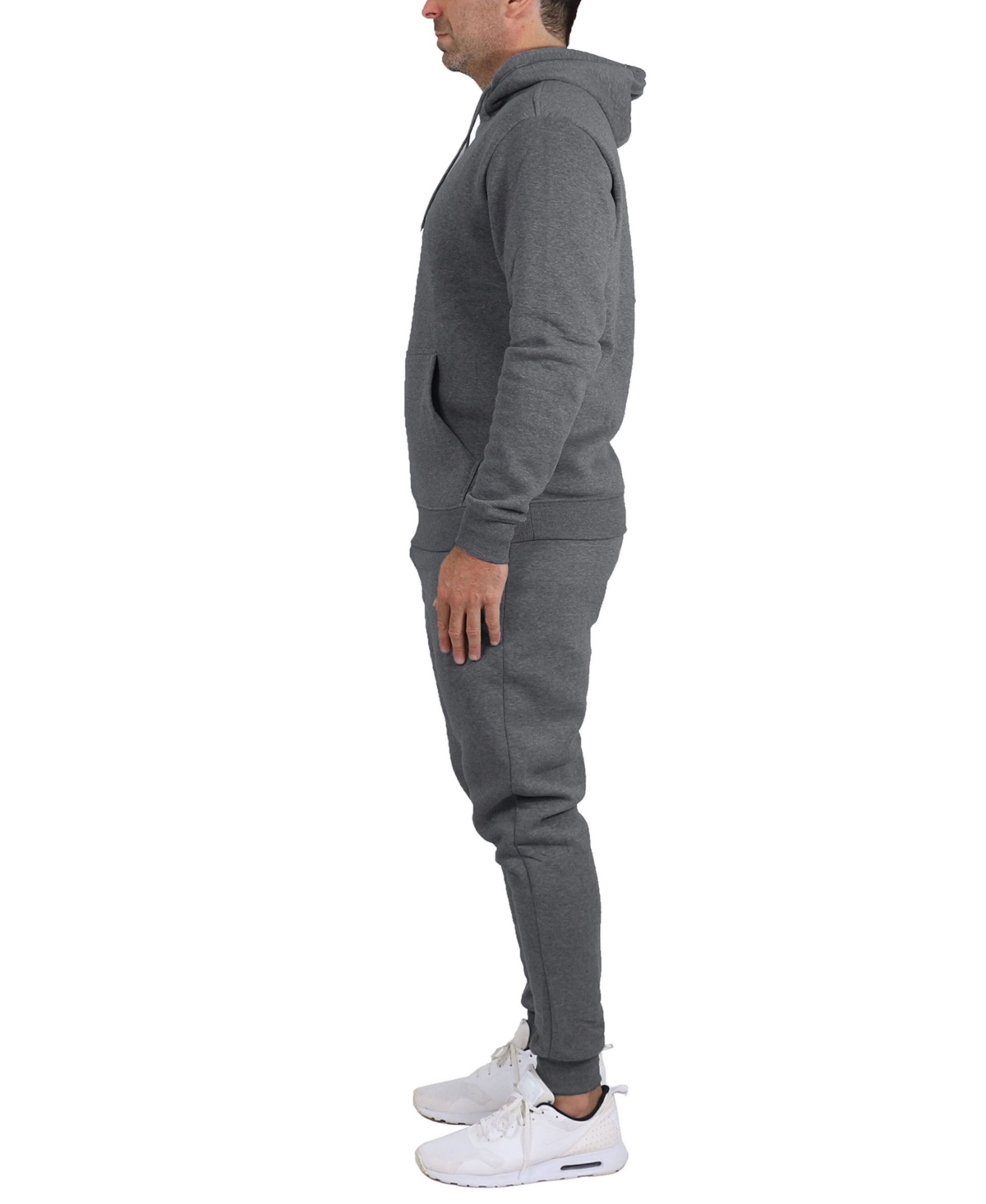 Galaxy By Harvic Men's Modern Fit Fleece-Lined Zip Up Hoodie and Jogger, 2-Piece Set