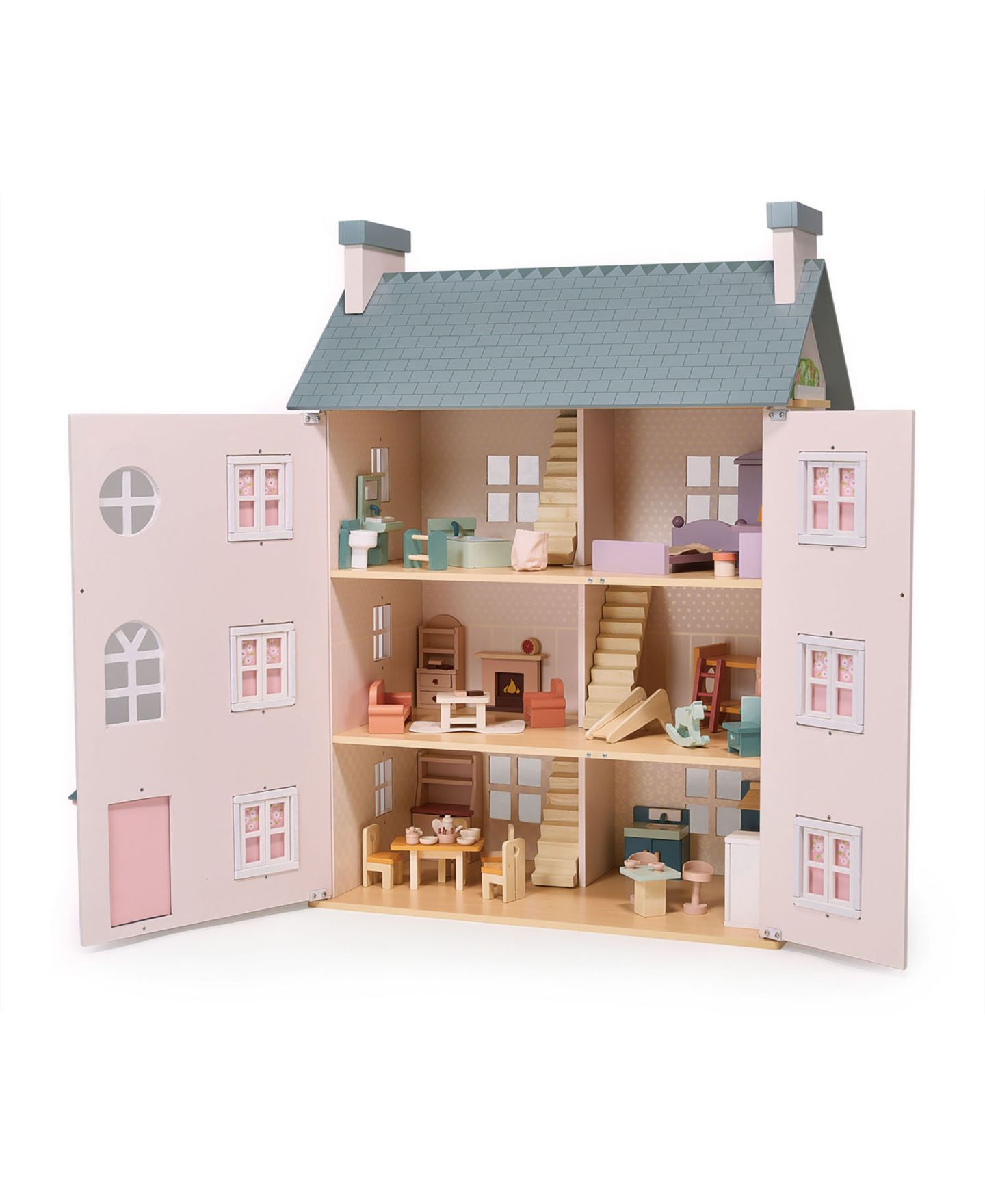 Детские куклы Mentari Toys Downstairs Furniture Bundle Solid Wood 3-Piece Set, Ages 3+ — фото 3
